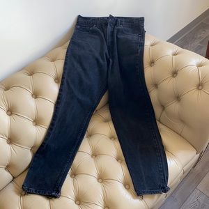 Vintage Levi’s 550 High Rise Black Jeans